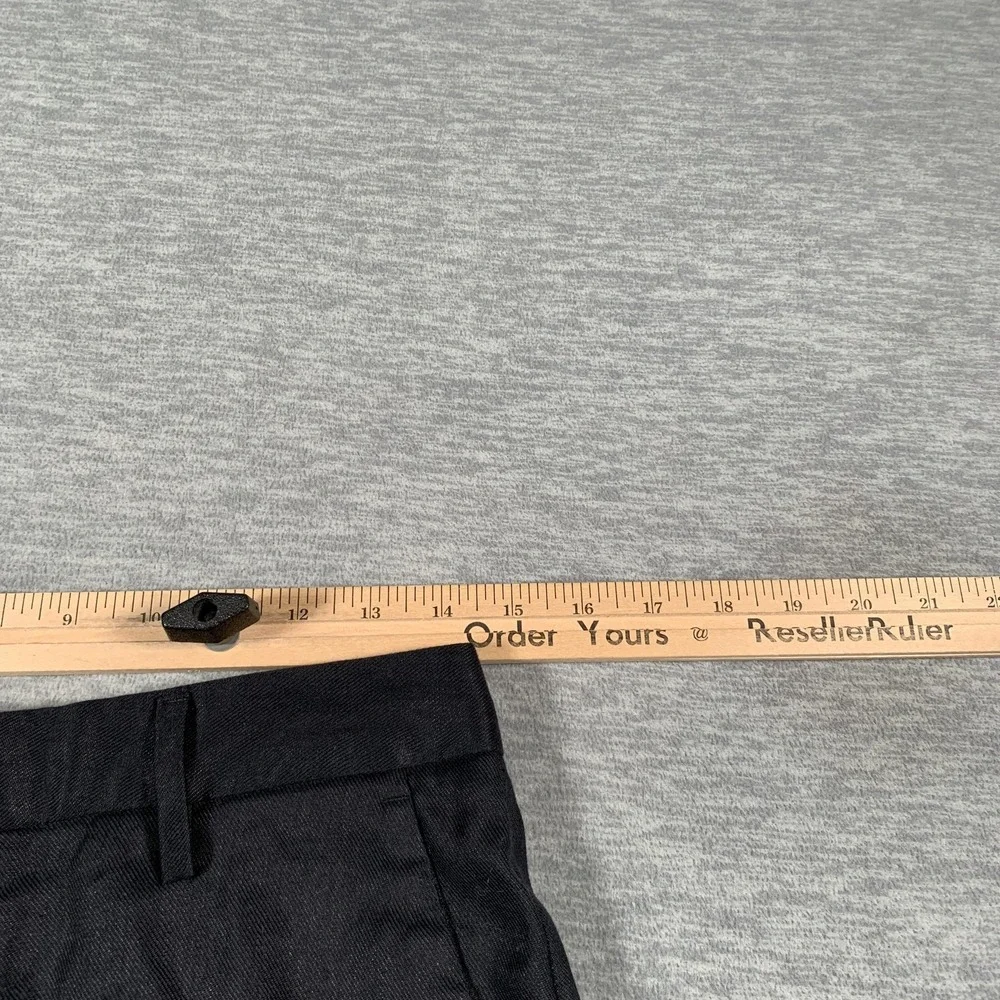 Banana Republic Pants Womens 6 Black Linen Blend Wide Leg Cropped‎ Trousers Work